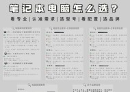 如何选择适合你的台式电脑主机配置（从容选择）